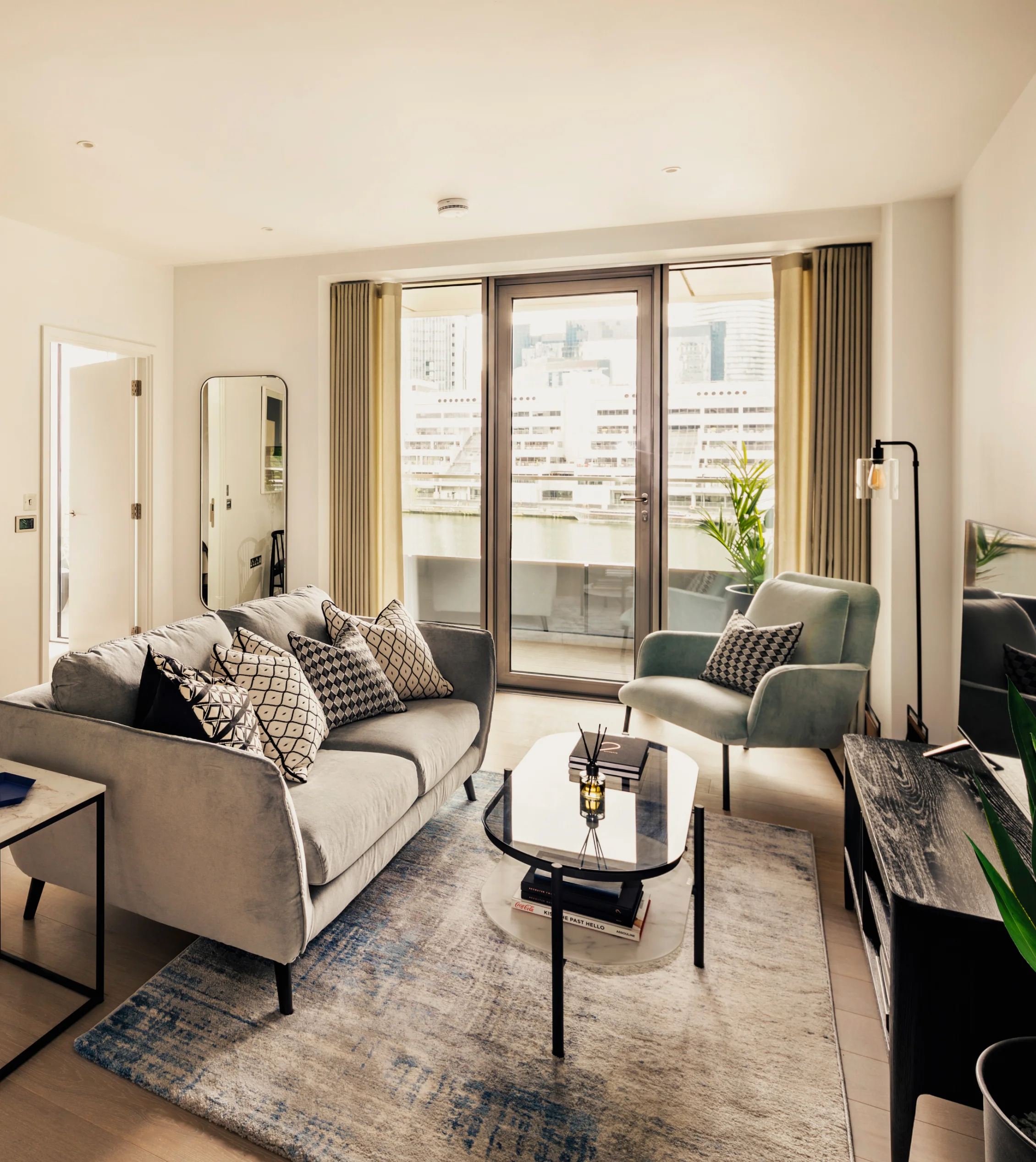 Premium one bedroom living room in 8WS