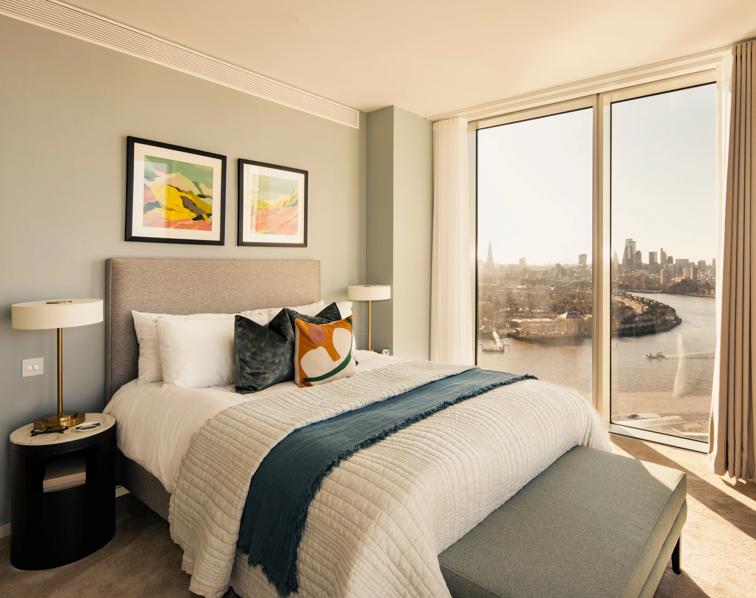 View of thames from two bedroom apartment in Newfoundland